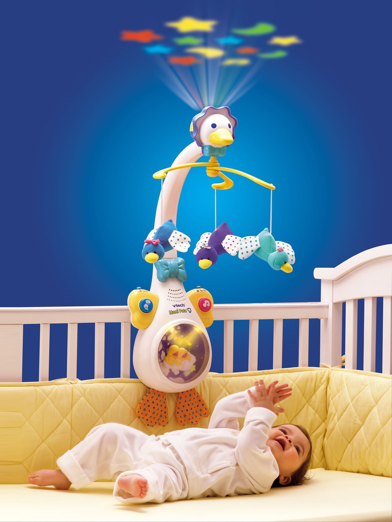 VTech Baby - Móvil proyector noche estrellitas, Móviles y proyectores de  cuna para bebés