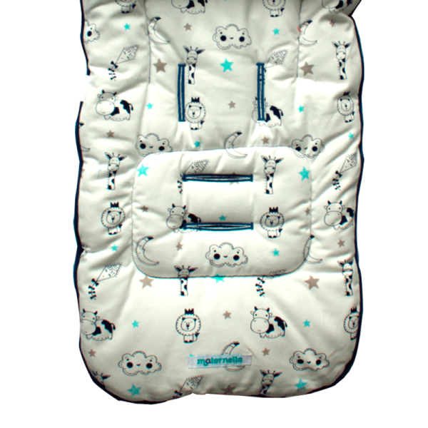 Maternelle - Colchoneta para Coche Azul Nube - Imagen 2