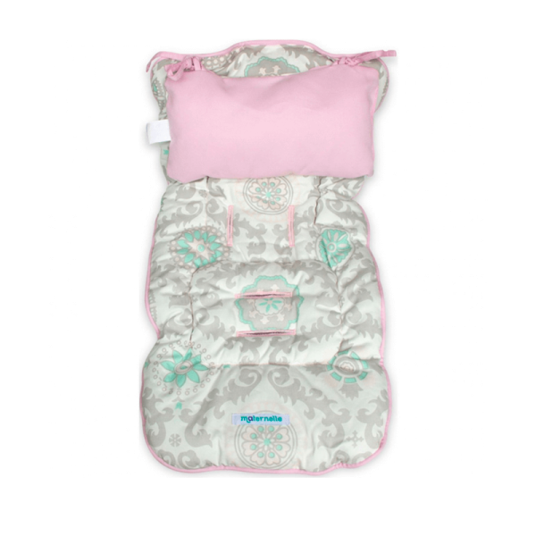 Maternelle - Colchoneta para Coche Rosado Vintage