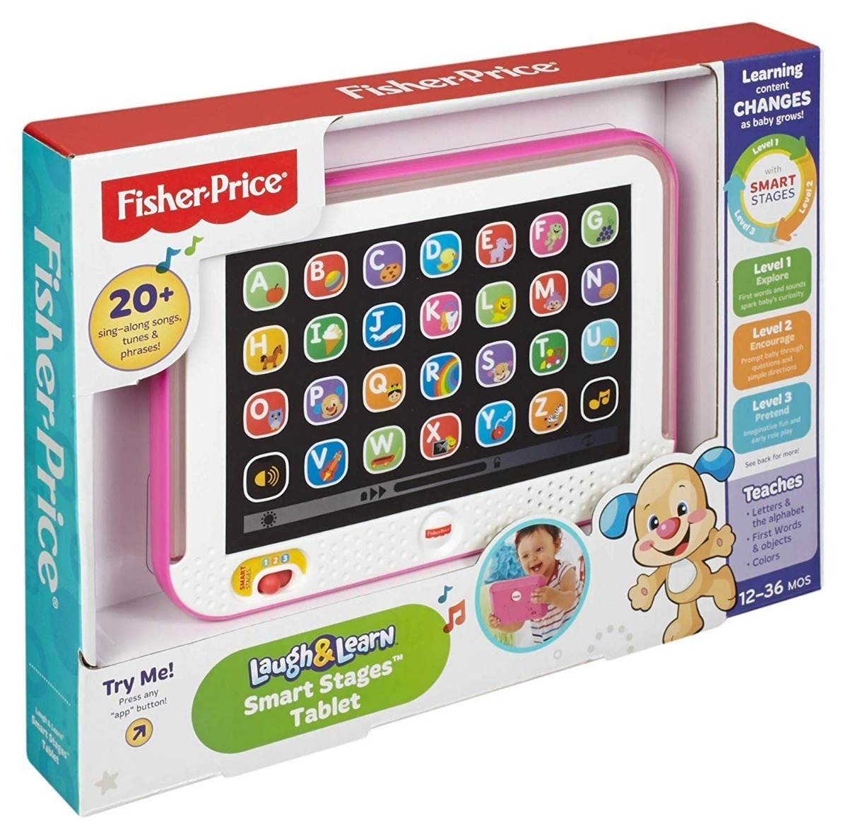 Fisher Price – Tablet de Aprendizaje para Bebés 9m+ Celeste - Productos para bebes | Mamita y Yo