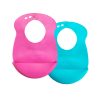 Tommee Tippee - Baberos de silicona Rosado y Turquesa (2 Unidades)