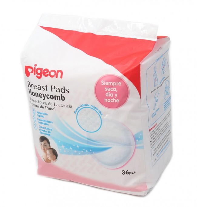 Pigeon - Protectores de Lactancia Honeycomb x 36 unidades