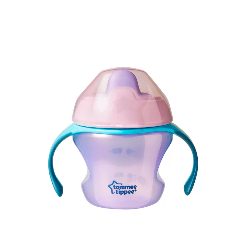 Tommee Tippee - Taza de Transición con Boquilla 5oz Morado - Productos para bebes | Mamita y Yo