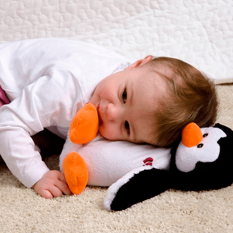 Warmies - Pinguino Negro compañeros de sueños y alegrías - Productos para bebes | Mamita y Yo