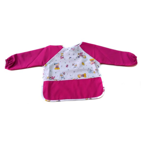 MarEs - Mandil para Comer y Arte 3-4años Fucsia Diseño - Imagen 2
