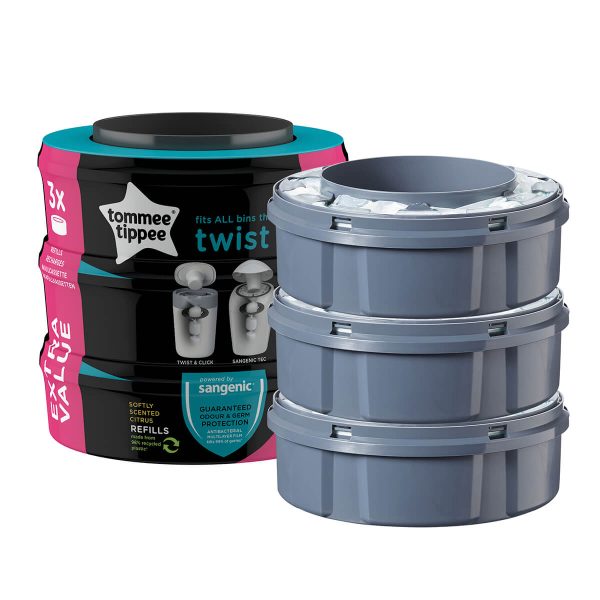 Tommee Tippee - Repuesto De Sistema Para Desechar Pañales Twist & Click X 3Und - Imagen 2