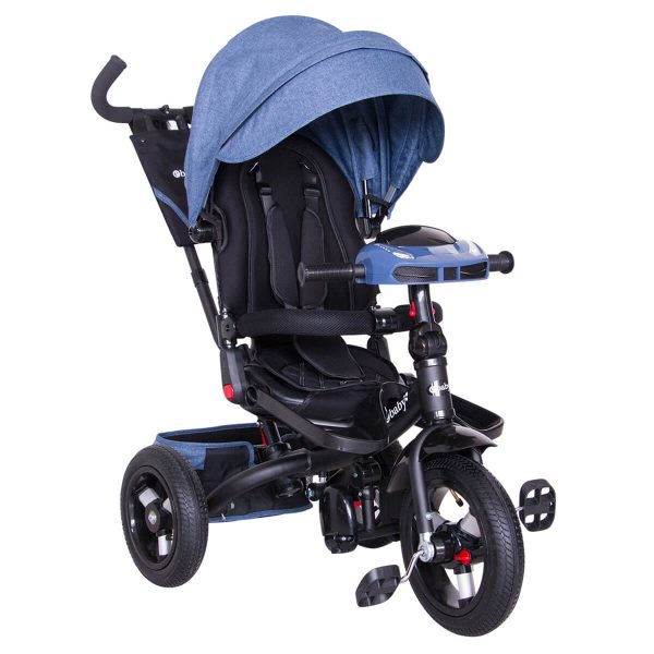 Ebaby - Triciclo Giratorio Reclinable Chester - Azul