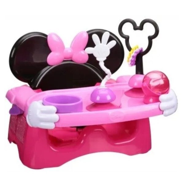 Disney Baby - Silla de Comer Portatil con Actividades de Minnie Mouse
